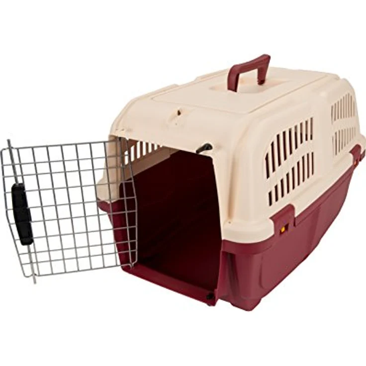 Aimé Transportkorb Skudo Iata 2, Hunde-Transportbox mit optimaler Belüftung und sicherem Verschluss, 35 x 36 x 55 cm – Bild 1