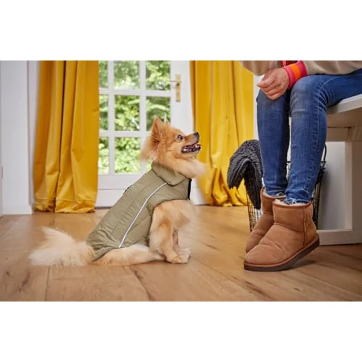 Wolters Hundemantel Skijacke Dogz Wear, wasserdicht bis Wassersäule 10.000 mm, reflektierend, Größe 40 cm, Grey – Bild 3