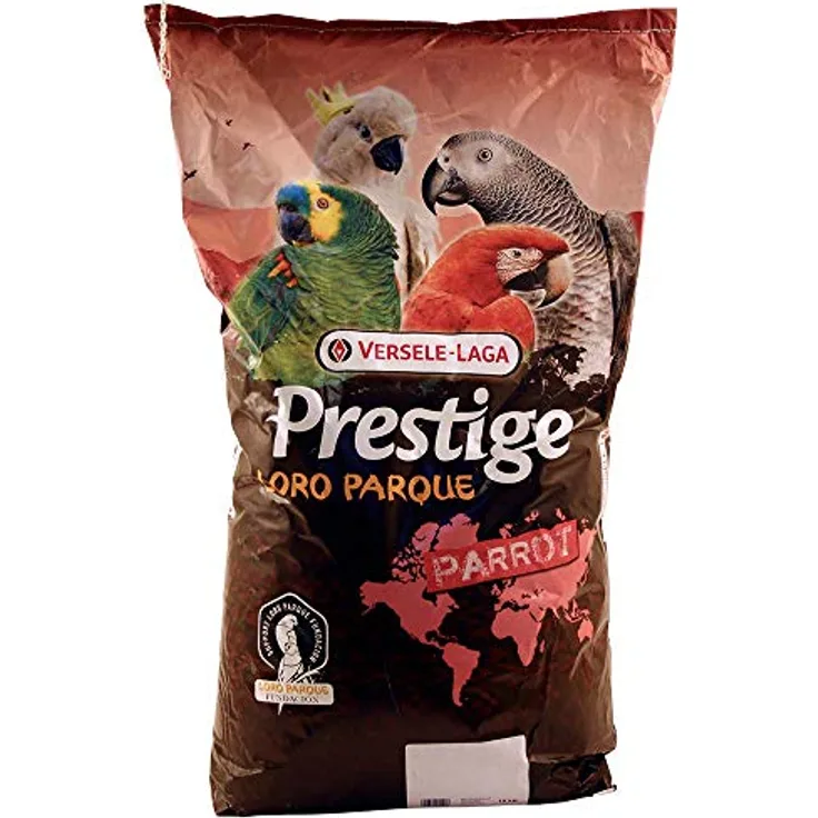 Versele Laga Vogelfutter African Parrot Loro Parque Mix, 15 kg, angereichert mit Vitaminen und Spurenelementen für afrikanische Papageien