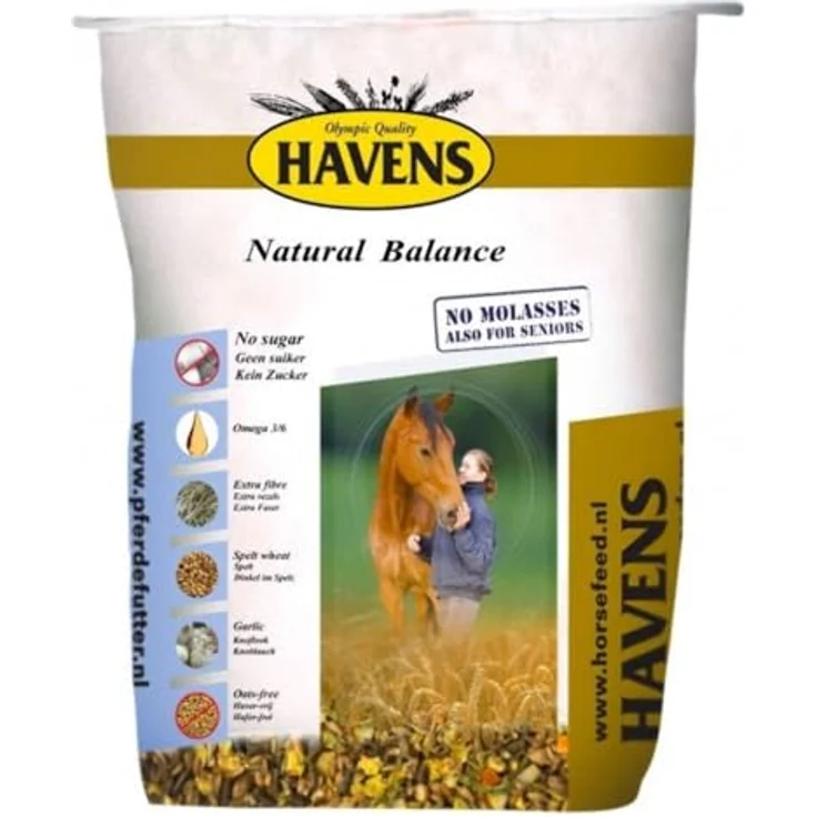 Havens Natural Balance, Müslifutter für Pferde und Ponys, 17,5 kg, melassefrei und ohne Zucker