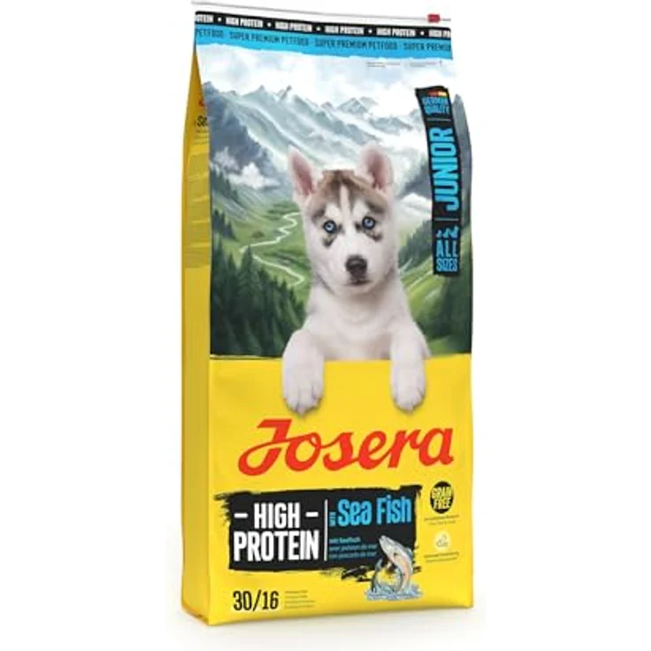 Josera High Protein Junior Sea Fish, getreidefreies Hunde-Trockenfutter für Welpen, 12,5 kg – Bild 3