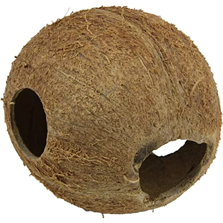 JBL 61514 Cocos Cava 1/1 M, Kokosnuss-Schale als Höhle für Aquarien und Terrarien, natürliche Dekoration ohne Schadstoffe – Bild 3