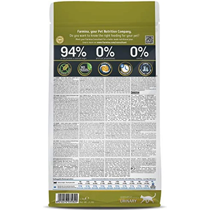 Farmina Quinoa Canard & Canneberge, Katzen-Trockenfutter zur Urin-pH-Stabilisierung, 1,50 kg – Bild 2