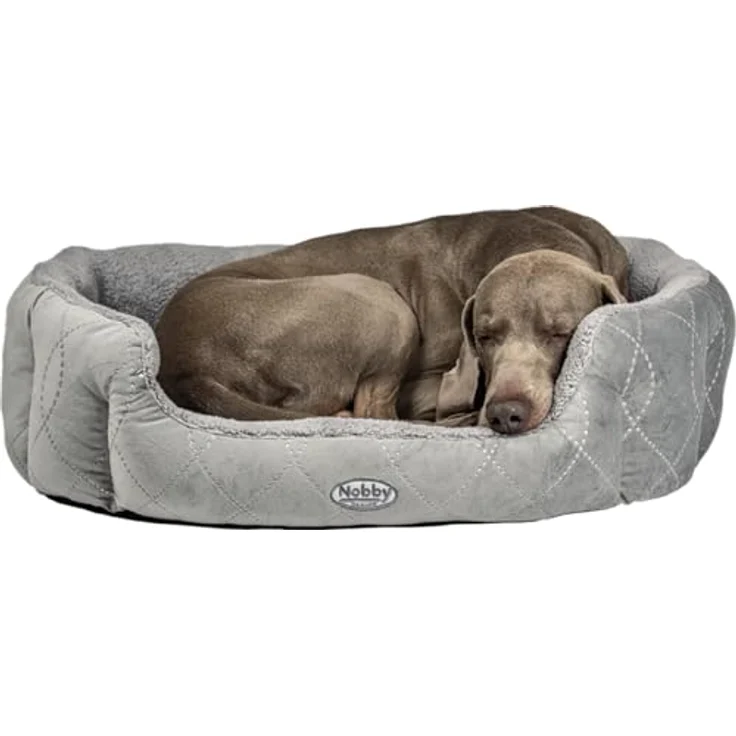 Nobby Komfort Bett CENO grau-grau 86 x 70 x 24 cm – Bild 3