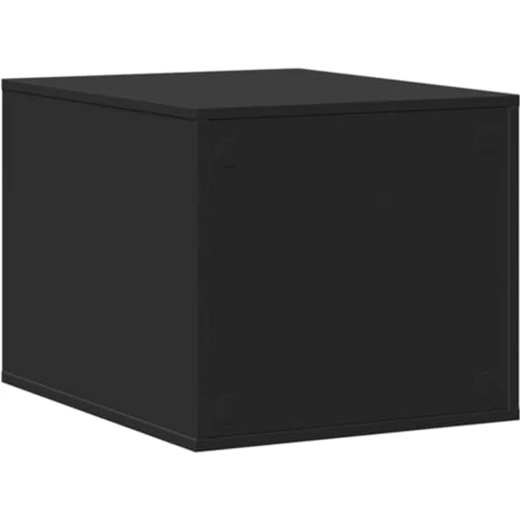 vidaXL Katzentoilette, Katzenklo Schwarz 47x59x42 cm Holzwerkstoff, Vielseitiges Katzenmöbel mit verstecktem Design – Bild 8
