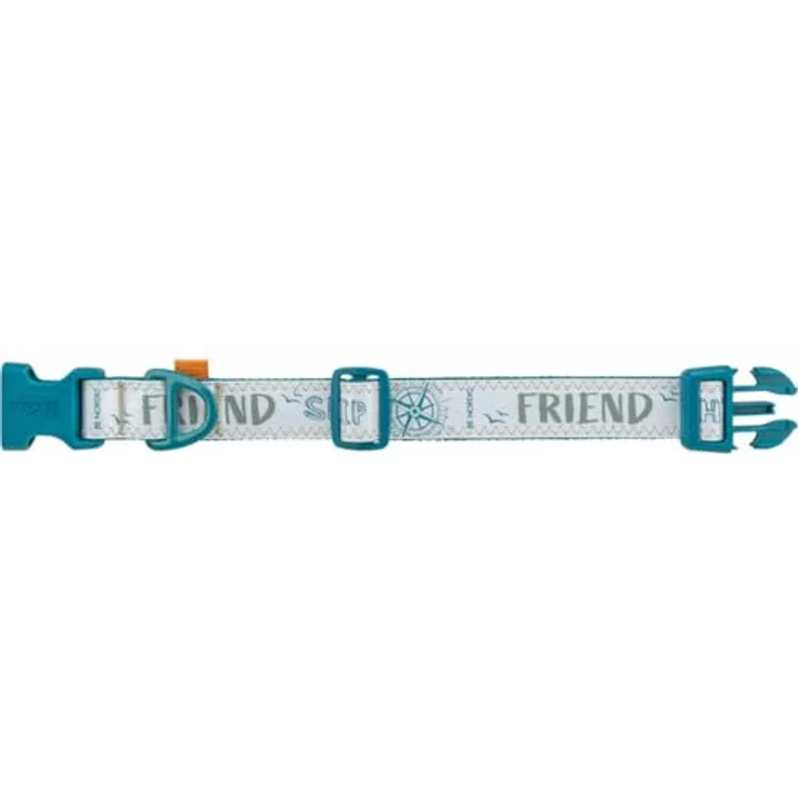 TRIXIE BE Nordic Halsband, extra breit, Größe M-L, sichere Passform für Hunde, Pet-Blau – Bild 3