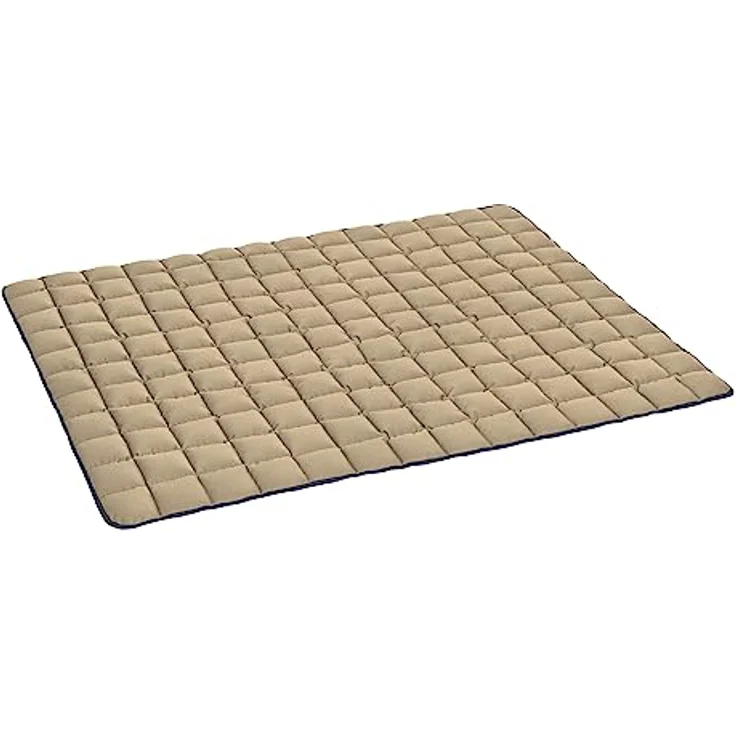 Doctor Bark Hundedecke XXL – weiche, robuste Liegedecke für sehr große Hunde, waschbar bis 95°C, 140x110 cm, Goldbraun-Königsblau – Bild 3