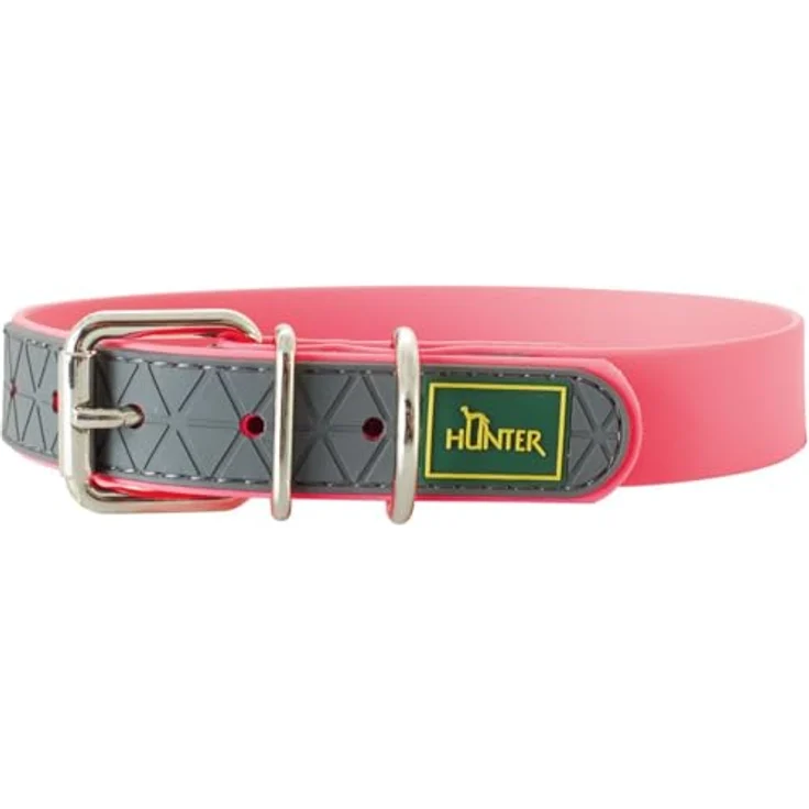 Hunter Hunde-Halsband Convenience neon-pink XS-S – Bild 2