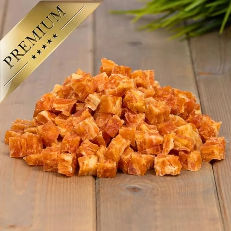 Lyra Pet® Hühnerfleischwürfel mit Fisch, 5 kg, fettarmer Kausnack für Hunde, ideal als Belohnungs- und Trainingssnack, wiederverschließbar, weich und gut verträglich – Bild 3