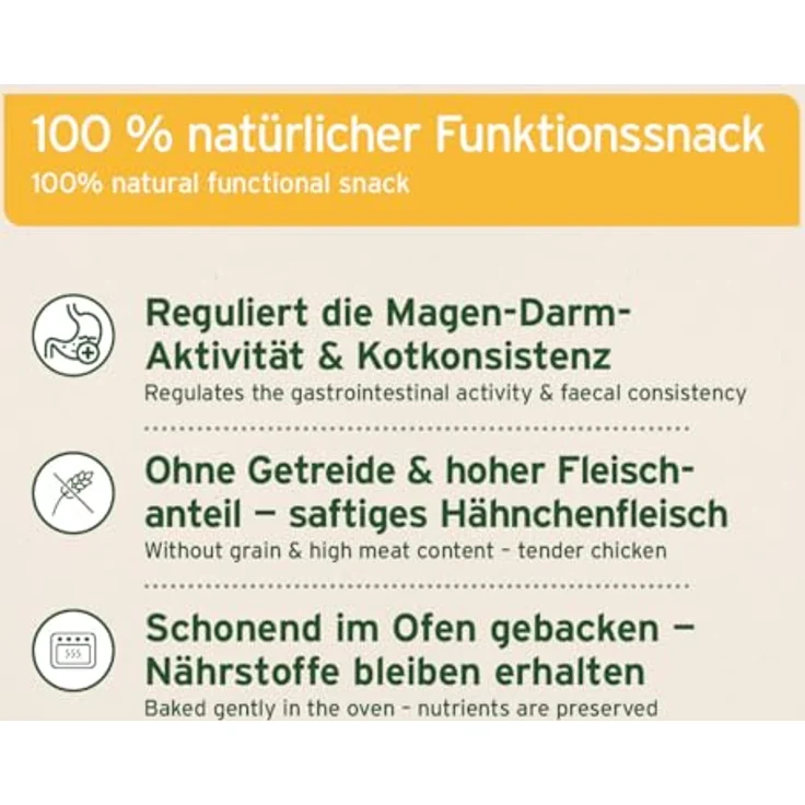 AniForte Magen & Darm Snack für Hunde 300g, getreidefreie Verdauungssnacks mit Probiotika, Heilmoor, fördert Darmregulierung, verbessert Kotbeschaffenheit, ohne Zucker – Bild 3