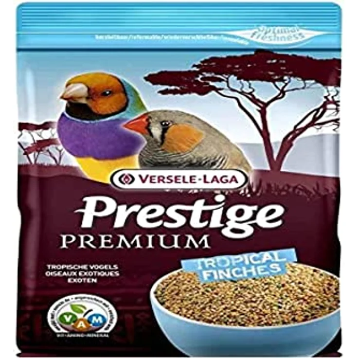 Versele-Laga Prestige Premium Tropische Finken, Vogelfutter mit VAM, 800 g