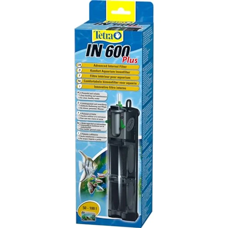 Tetra IN 600 plus Aquarium Innenfilter, mechanische, biologische und chemische Filterung für Aquarien von 50 bis 100 Litern – Bild 6
