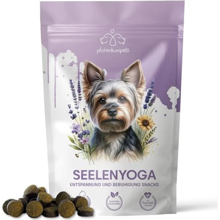 Pfotenkumpels Seelenyoga – Beruhigungs-Snack für Hunde mit Baldrian, Lavendel & Insektenprotein gegen Stress & Angst 200g – Bild 8