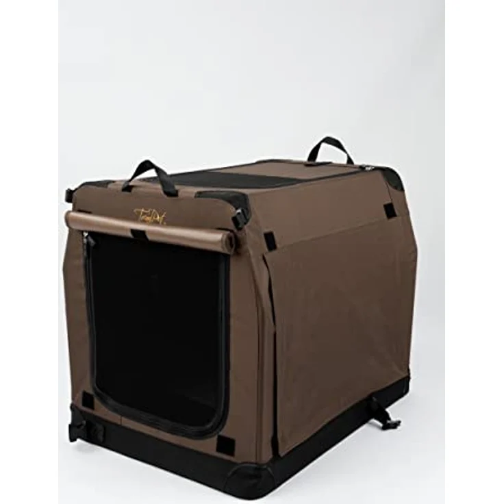 TrendPet TPX75-Pro, Faltbare Hundebox fürs Auto mit Aluminium Rahmen, Sichtschutz und verstärkten Ecken – Bild 4