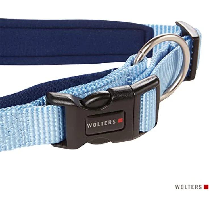 Wolters Professional Comfort Halsband, Hundehalsband in Riverside Blue/Sky Blue, Größe 45-50 cm x 30 mm – Bild 3