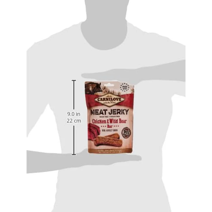 Carnilove Dog - Meat Jerky - Proteinriegel für Hunde aus Huhn und Wildschwein, 100g – Bild 4