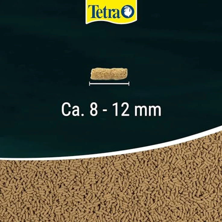 Tetra Pond Wheatgerm Sticks, ballaststoffreiches Fischfutter für Teichfische, ideal bei kühlen Temperaturen, 4L Beutel – Bild 2