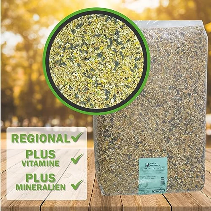 MeineHennen HENNEN VITAL EXZELLENT Plus 30kg Premium Hühnerfutter, Ohne Gentechnik, 17,5% Protein, für Legephase & Mauser – Bild 2