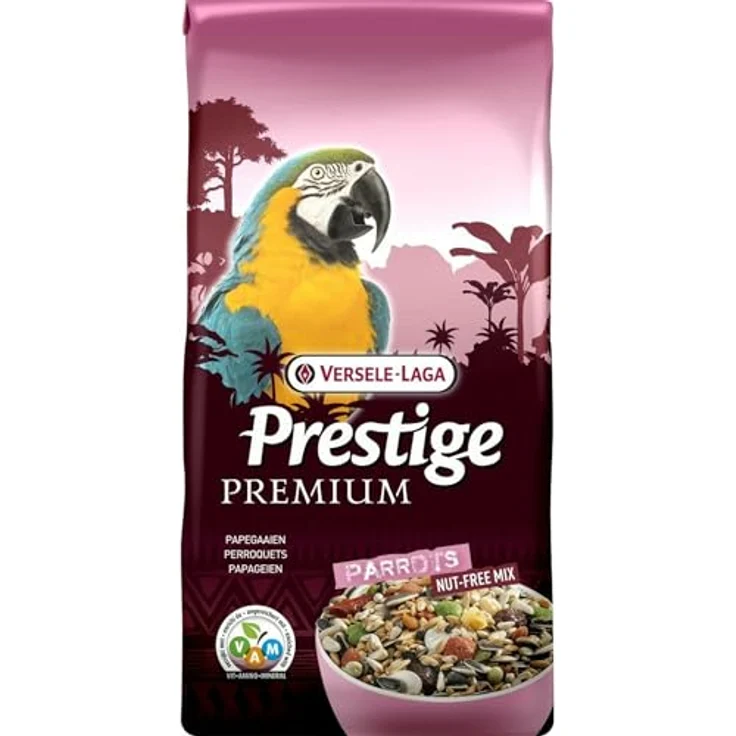 Versele Laga Prestige Premium Papagei, nussfreie Samenmischung mit Vitaminen und Mineralstoffen, 2 x 10 kg – Bild 2