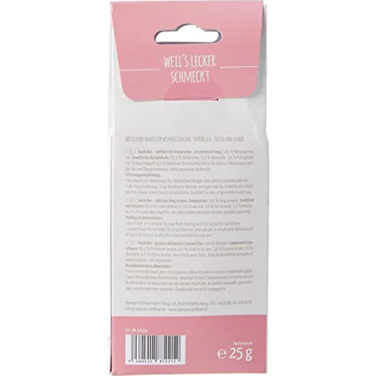 MjAMjAM Snackbox Delikate Riesengarnelen, 4 x 25 g, hochwertiger Katzensnack, gefriergetrocknet, 100% aus frischen Garnelen, ohne Zucker und Konservierungsstoffe – Bild 3
