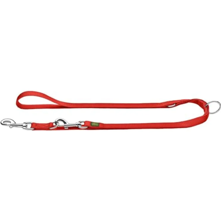 Hunter Hunde-Leine verstellbar Nylon rot 10-200 – Bild 2