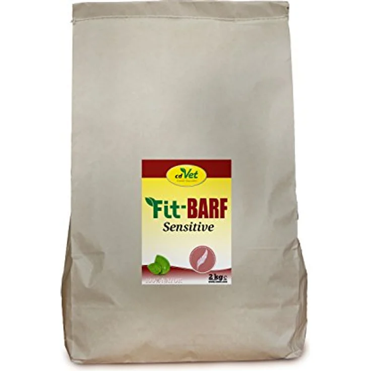 cdVet Fit-BARF Sensitive, getreidefreies Ergänzungsfuttermittel für Hunde und Katzen, 2 kg, Gemüse- und Kräuterpulver für Allergiker und Diätpläne – Bild 1