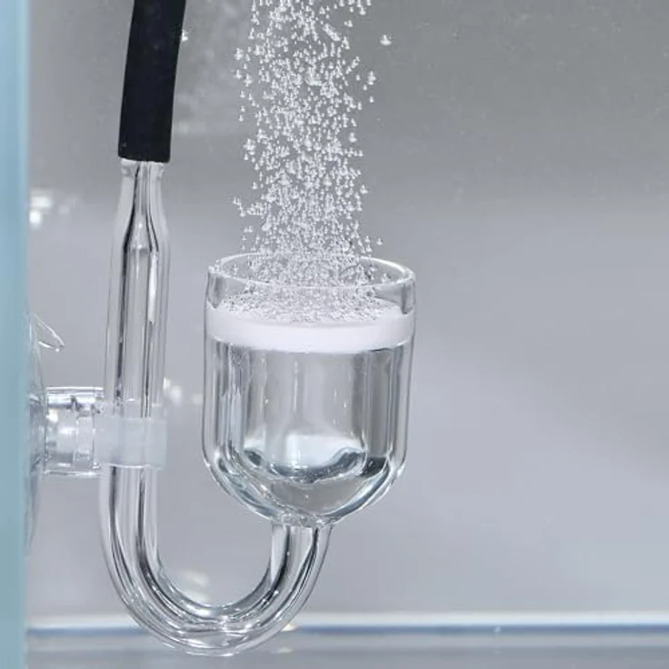 JBL PROFLORA CO2 Taifun Glass MIDI, Glas-Diffusor für Aquarien bis 300 l mit Spezial-Keramik für feine CO2-Bläschen – Bild 4