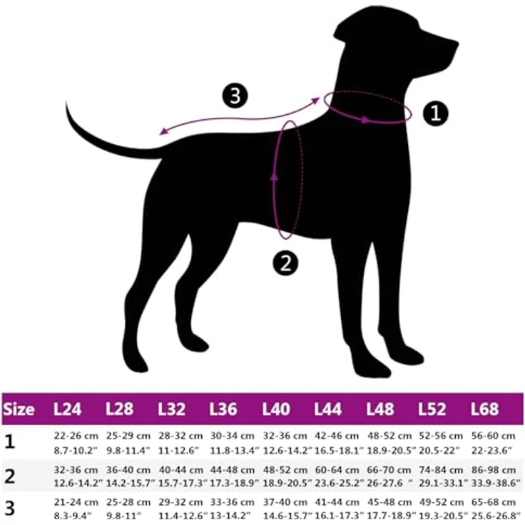 vidaXL Hundemantel Lila L40, Fleece- und Polyesterkombination, wasserabweisend und winddicht mit verstellbarem Schnitt – Bild 2