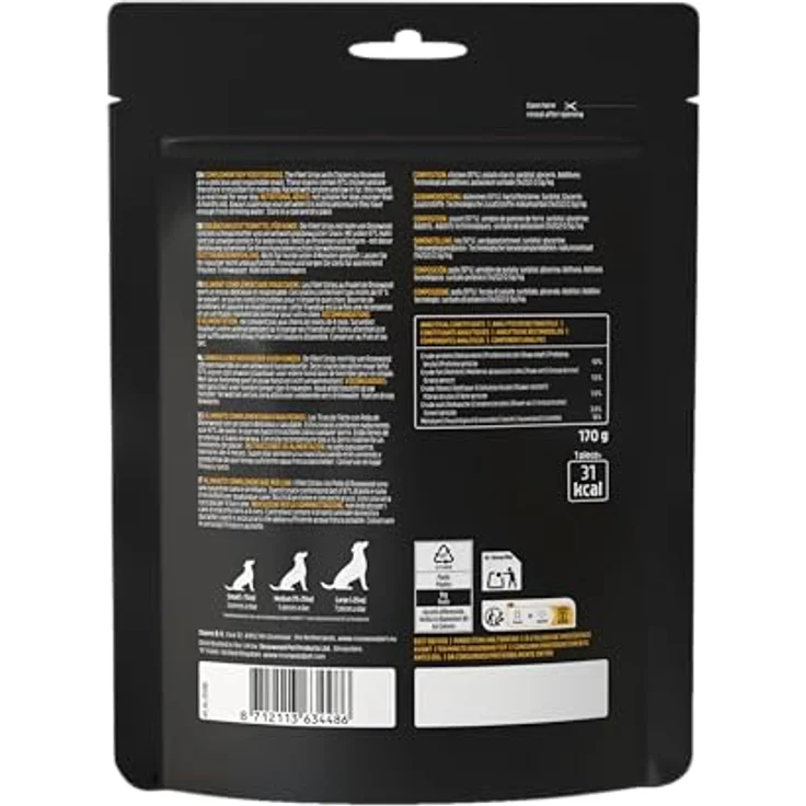 Rosewood Chicken Fillet Strips Small, Weicher Hundesnack mit 97% Huhn, proteinreich, fettarm, ohne Getreide, 170 g – Bild 2