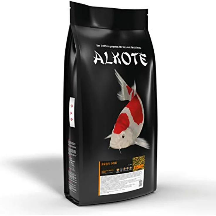 AL-KO-TE 3-Jahreszeitenfutter für Kois und Zierfische, schwimmende Pellets 6 mm, Hauptfutter Profi Mix, 9 kg