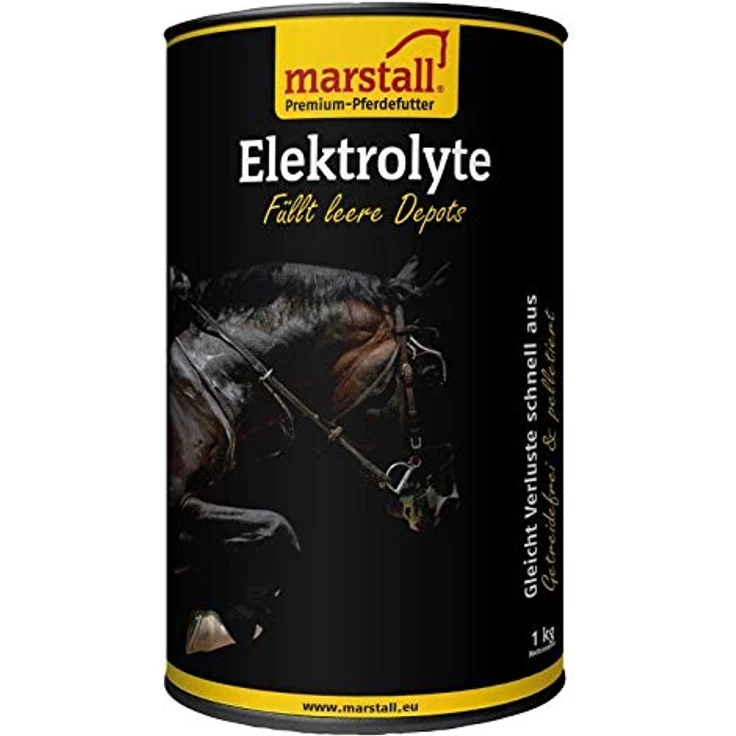 marstall Premium-Pferdefutter Elektrolyte, Getreidefreies Diätfutter mit organischem Magnesium, 1 kg