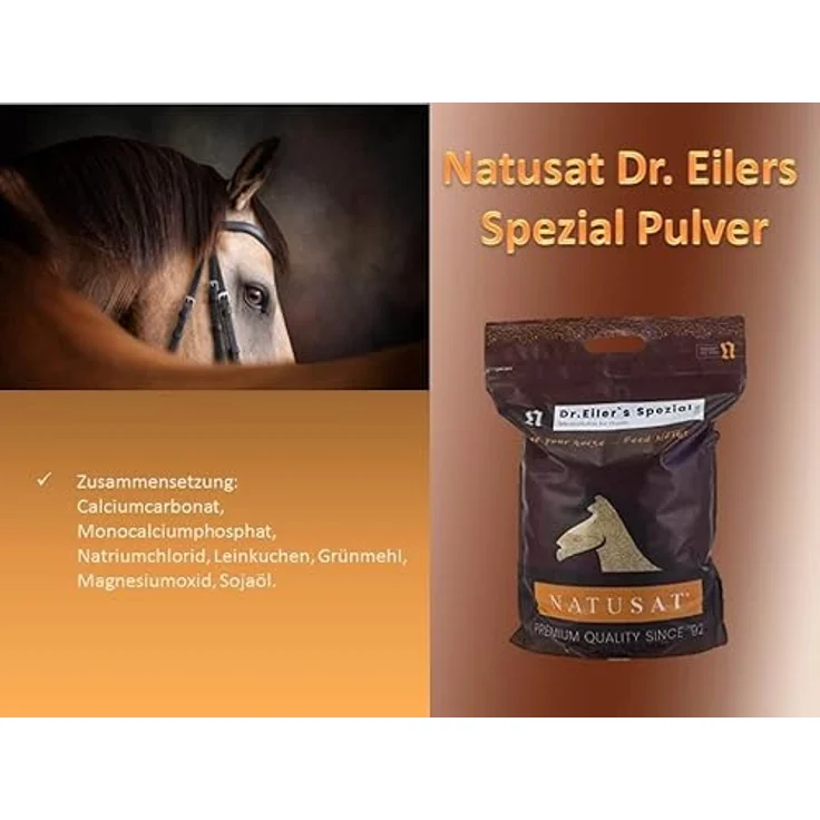 Natusat Dr. Eilers Spezial Pulver für KPU & PSSM, hoch bioverfügbares Mineralfutter für Pferde, Stoffwechselboost, 5 kg – Bild 5