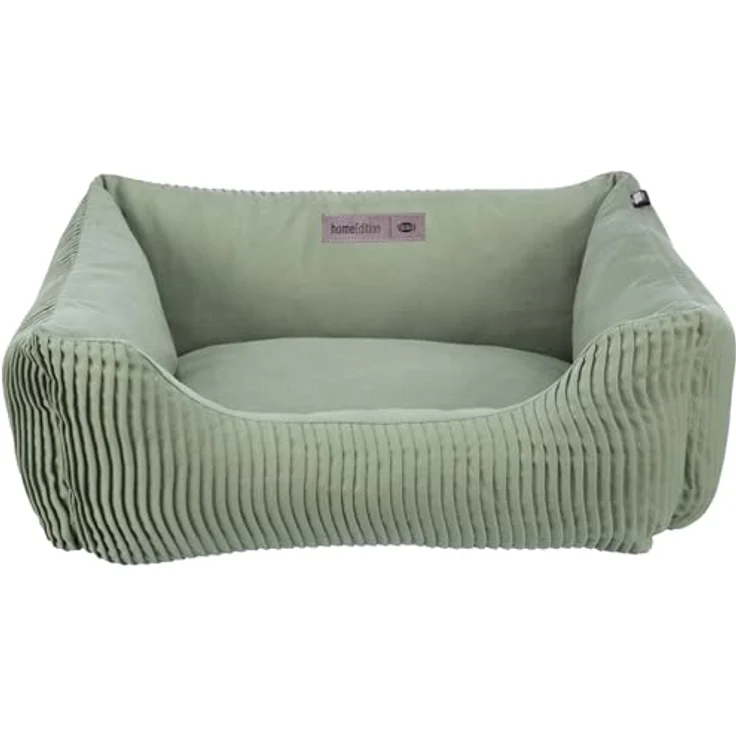 TRIXIE Tierbett Bett Marley salbei für Katzen, rutschfester Boden, waschbar bei 40°C, Canvas – Bild 2