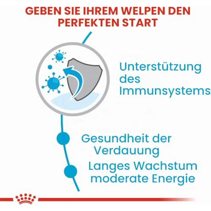 Royal Canin MAXI Puppy Trockenfutter für große Rassen, Alleinfuttermittel für Welpen bis 15 Monate, 4kg – Bild 5