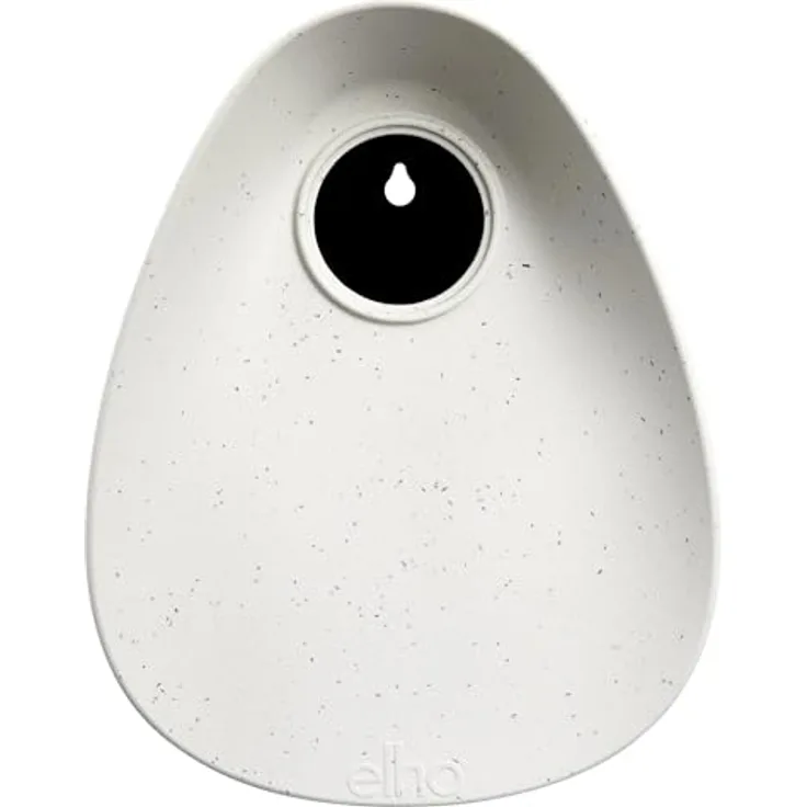 elho Essential Bird House, Vogelhaus aus 100% recyceltem Plastik für über 11 Arten, L18 x B21.1 x H23 cm, Grau/Faseriges Grau