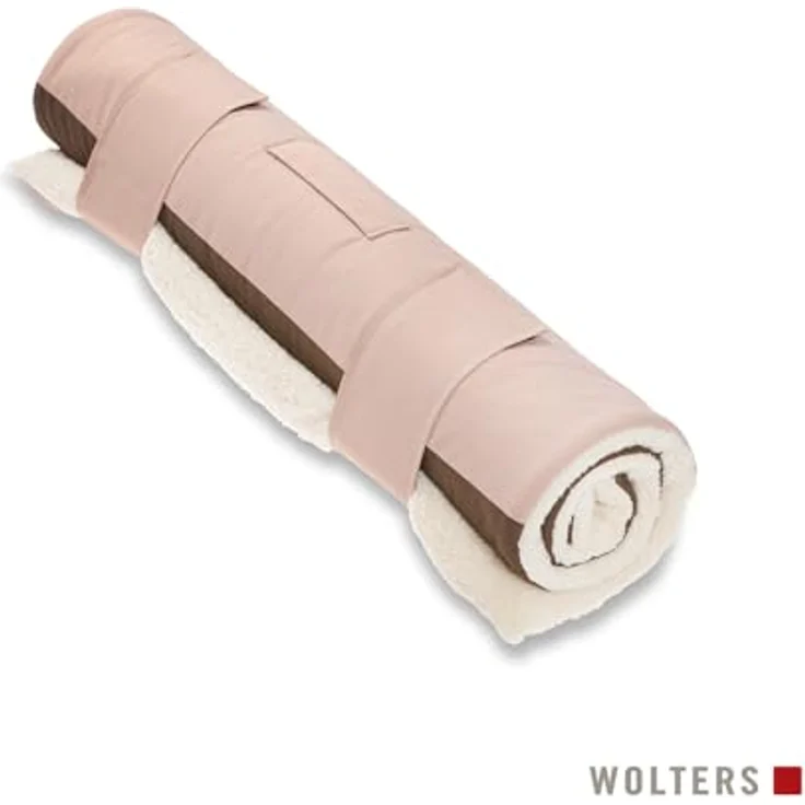 Wolters Upcycling Vagabund Reisedecke, Hundedecke braun/beige, nachhaltig, wasserdicht, 100 × 70 cm – Bild 2