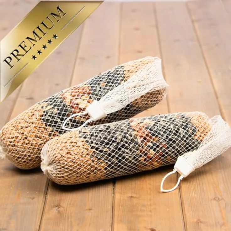 Lyra Pet® Riesen-Futterstangen, 3 x 4 STK. je 600 g, Nährstoffreiches Vogelfutter zum Aufhängen für Wildvögel, Energiequelle für Sommer & Winter, Ideal für Balkon & Terrasse – Bild 5