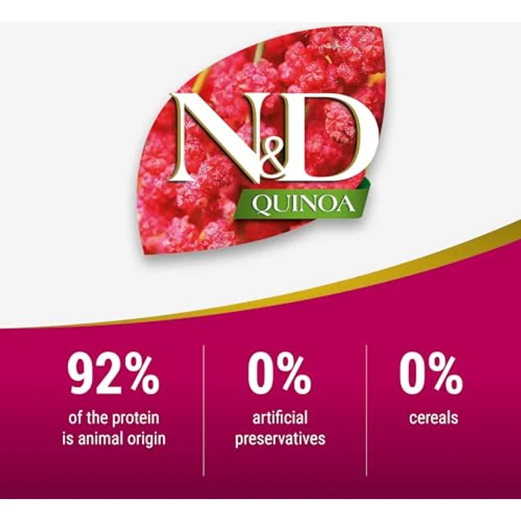 Farmina Quinoa Agneau & Fenouil, Katzen-Trockenfutter mit 92 % Eiweiß tierischen Ursprungs, 1,50 Kg, getreidefrei – Bild 3