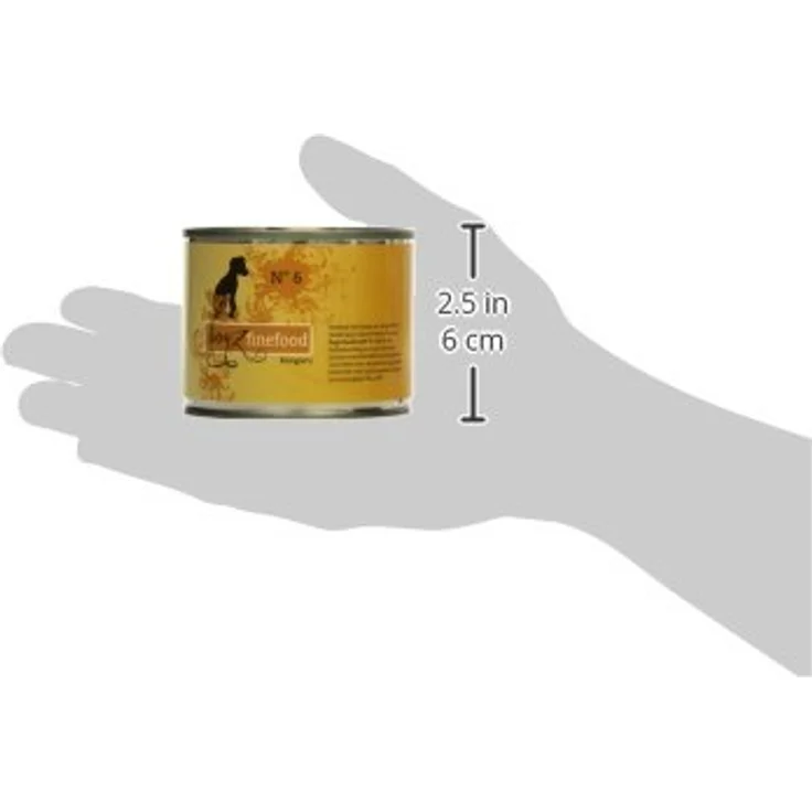 Dogz finefood Hundefutter nass N° 6 Känguru, getreidefrei & zuckerfrei, hoher Fleischanteil, 6 x 200 g Dose – Bild 5