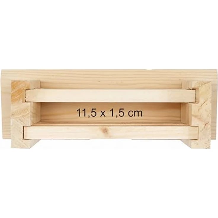 relaxdays Nistkasten Fledermauskasten 2er Set, unbehandeltes Holz mit Anflughilfe, natur – Bild 5
