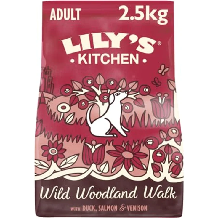 Lily's Kitchen Trockenfutter für ausgewachsene Hunde, Ente, Lachs & Hirsch, getreidefreie Rezeptur, 2.5kg – Bild 1