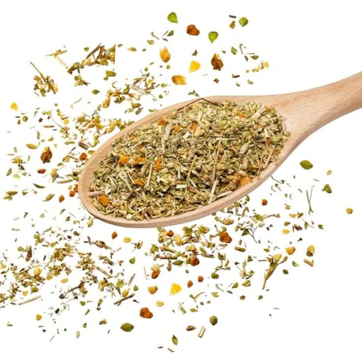 AniCanis Bio Pummelchen, Stoffwechselkräuter Kräutermix getrocknet für übergewichtige Hunde, 100% Bio, vegan, 100g – Bild 2