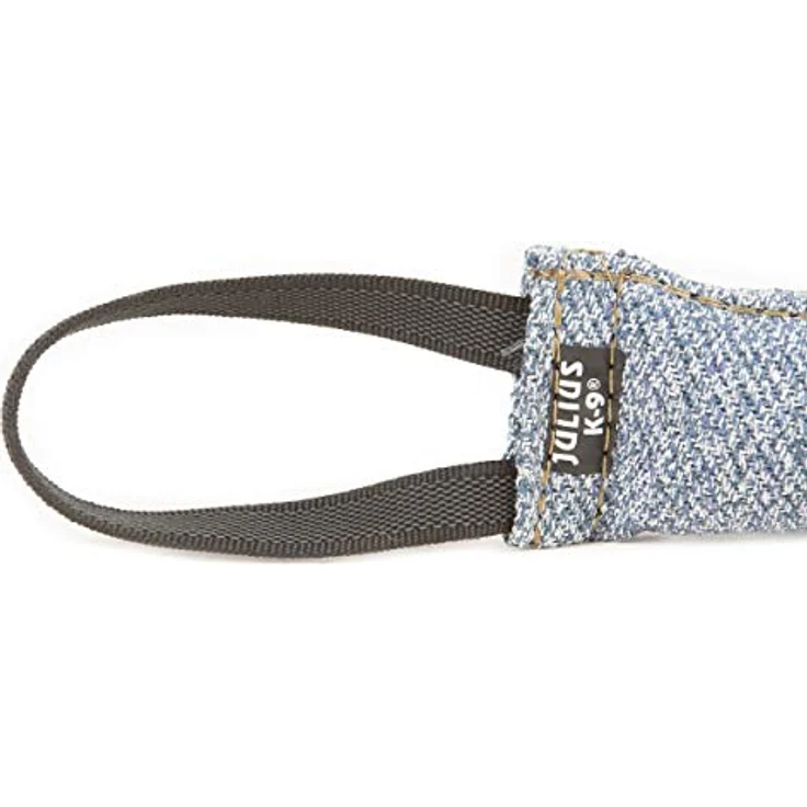 JULIUS K-9 Beisswurst aus Baumwolle-Nylon, 20 cm x 5 cm, robust mit Handschlaufe – Bild 2