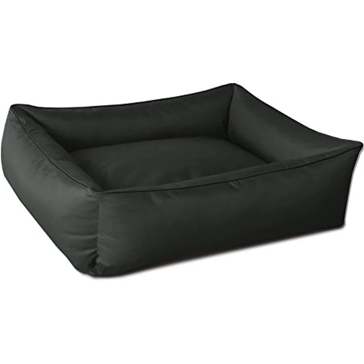 BedDog Hundebett MAX, ergonomisches Hundekissen mit abziehbarem waschbarem Bezug, für große Hunde, XXL, anthrazit – Bild 1