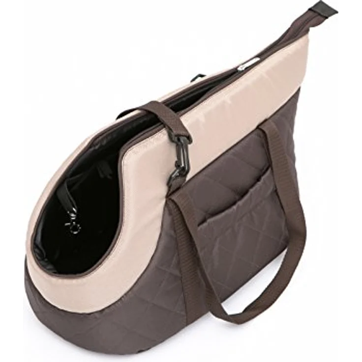 Hobbydog R3TORBBS14 Dog Cat Bag Brown/Beige – Bild 3