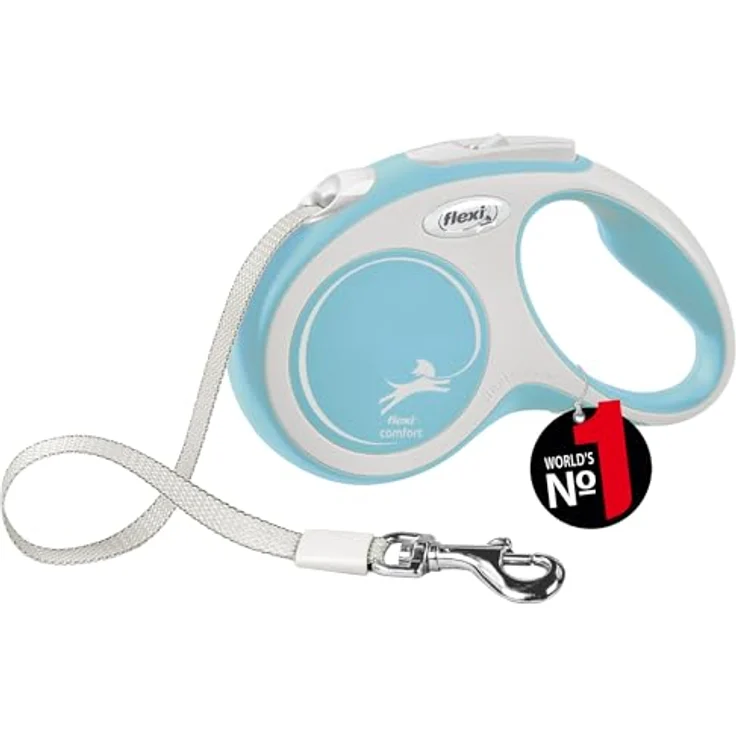 Flexi New Comfort S hellblau GURT 5 m – Bild 2