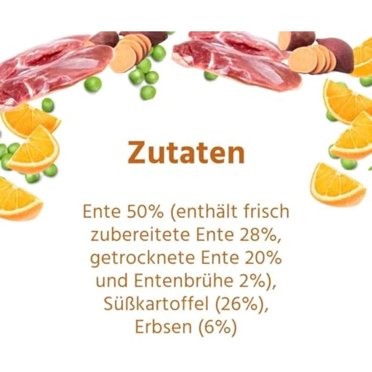 Wildfang® Hundefutter, Trocken, Getreidefreies Premium Trockenfutter mit 50% Ente und Süßkartoffel, 2 kg – Bild 4