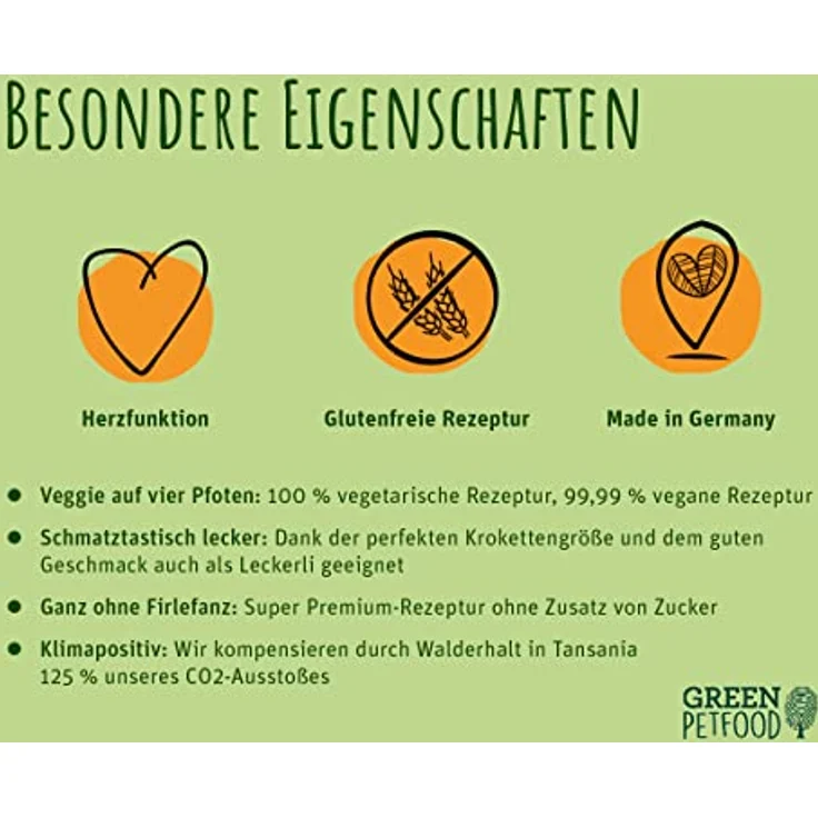 Green Petfood VeggieDog, Premium Trockenfutter für ausgewachsene Hunde, 10 kg, 100% vegetarisch, weizenfrei, besonders verträglich mit Flohsamenschalen – Bild 4