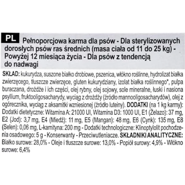 Royal Canin Sterilised Medium, Trockenfutter für kastrierte mittelgroße Hunde, 12kg – Bild 3