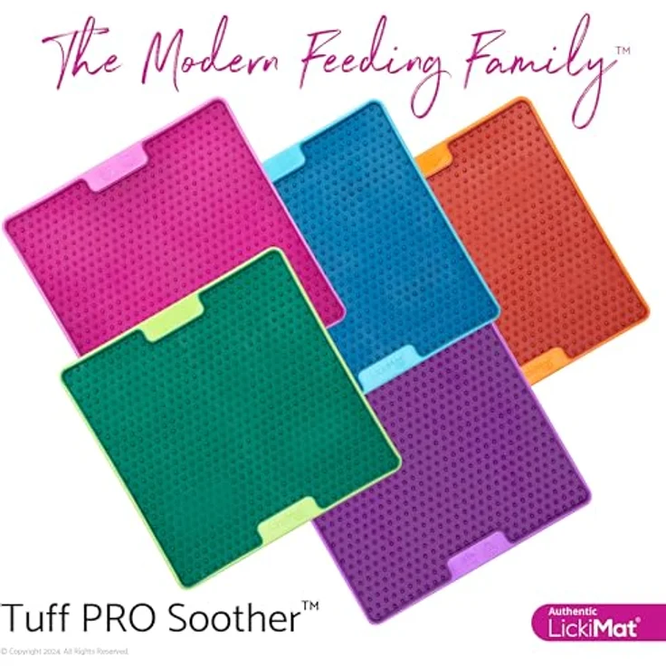 LickiMat Antischlingnapf Soother PRO Tuff, pink, für langsame Fütterung und gesunde Leckereien, spülmaschinen- und mikrowellengeeignet – Bild 6